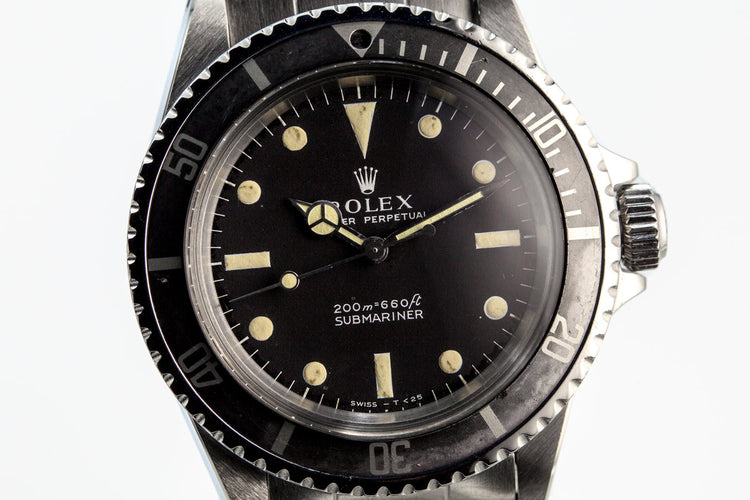 1970 Rolex Submariner 5513 Meters First Dial