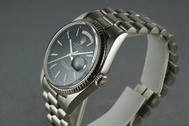 1973 Rolex 18K White Gold Day Date 1803