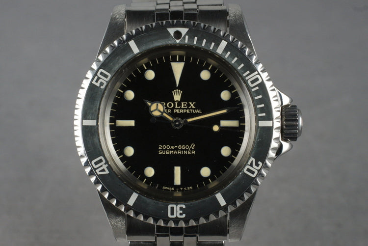 1966 Rolex Submariner 5513 with Glossy Gilt Dial