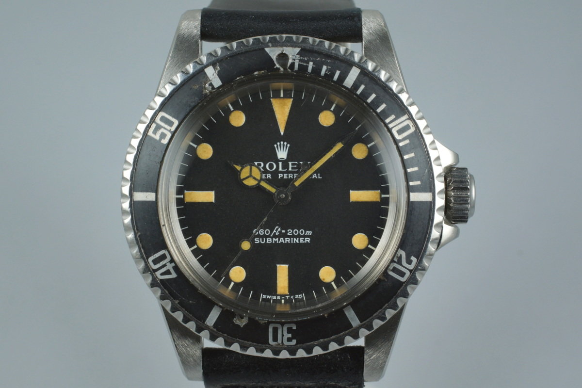 HQ Milton 1975 Rolex Submariner 5513 Inventory 5325 For Sale