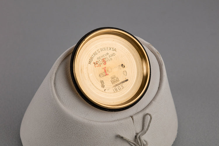 1972 Rolex 18K YG Day-Date 1803 Champagne Dial