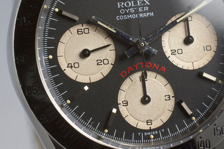 1987 Rolex Daytona 6265 Black Big Red Daytona Dial