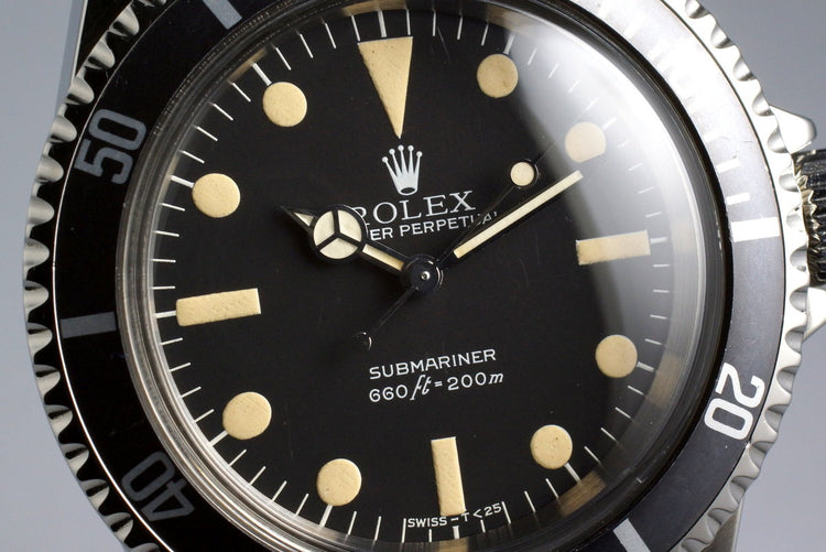 1979 Rolex Submariner 5513 Mark III Maxi Dial