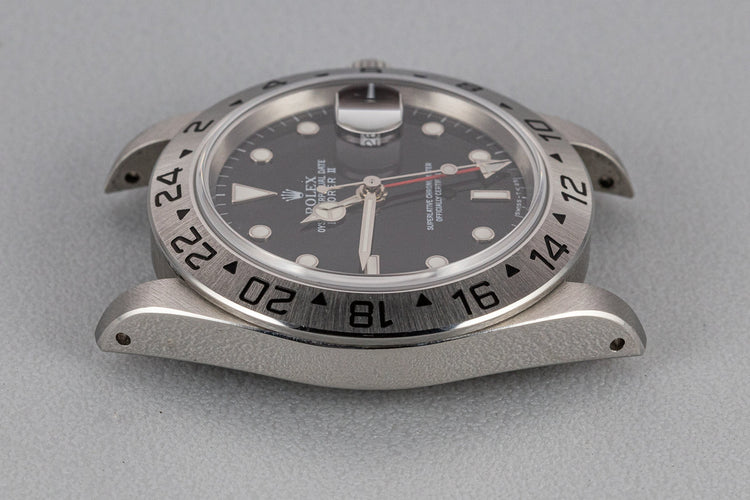 1997 Rolex Explorer II 16570 Black Dial with Box and Papers