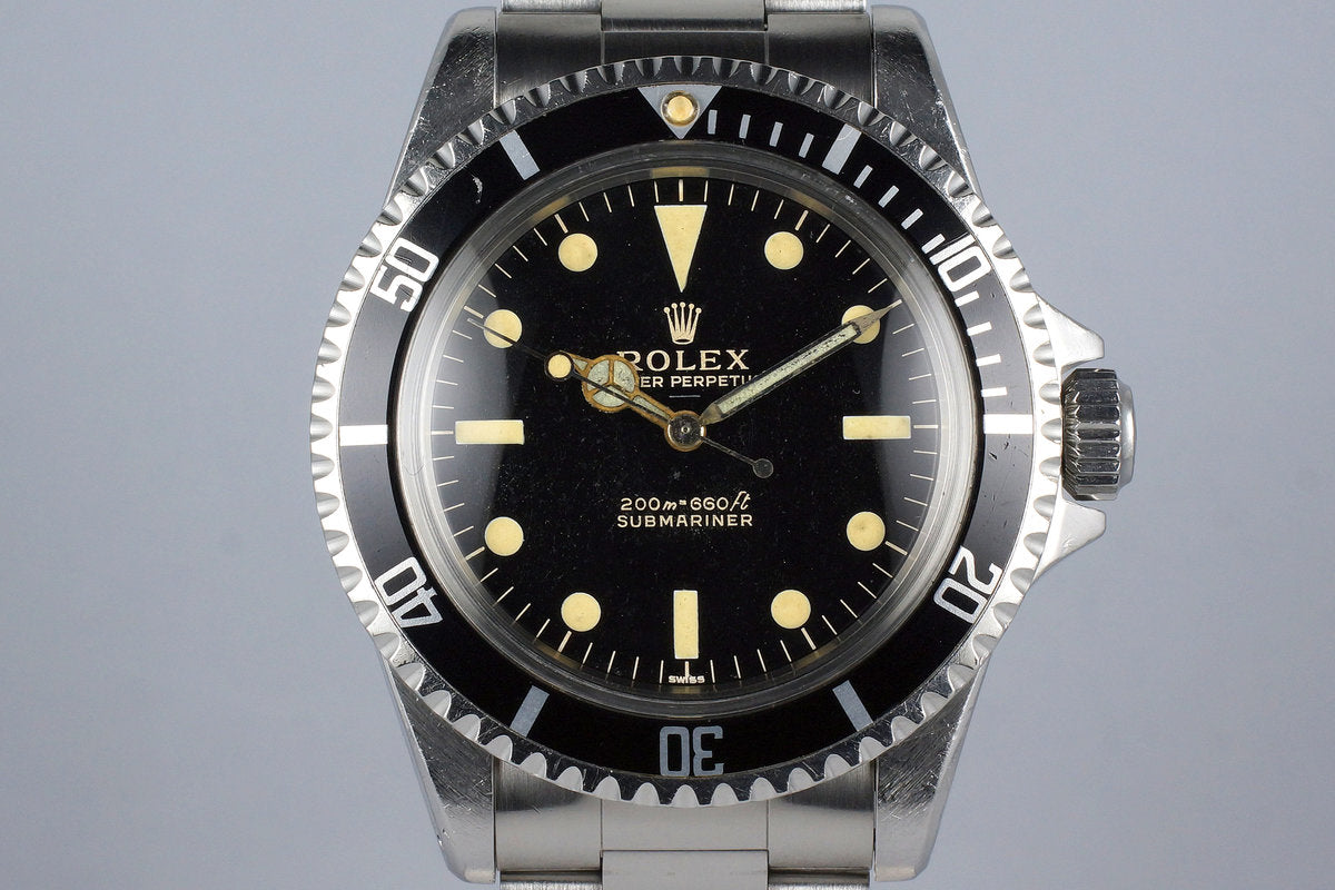 Rolex Submariner Glossy Bezel HQ Milton 1963 Rolex Submariner 5513