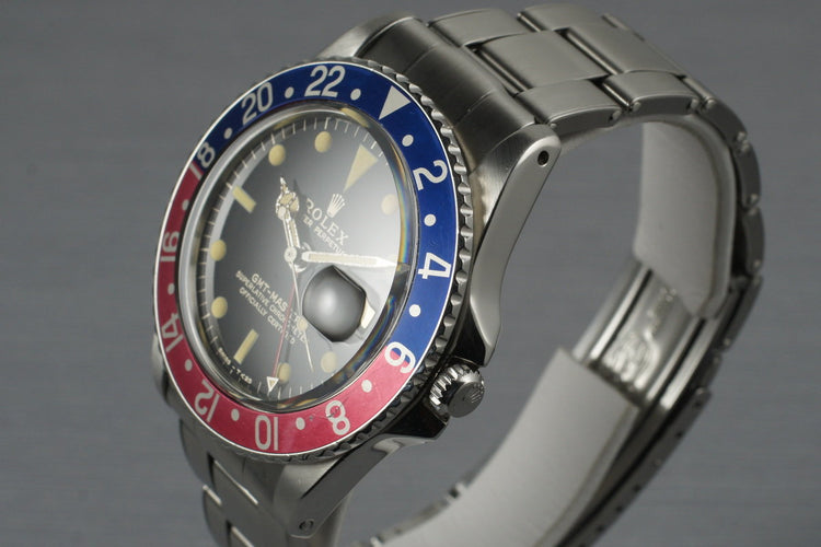 1963 Rolex PCG and Gilt GMT 1675 PCG with Box and Papers