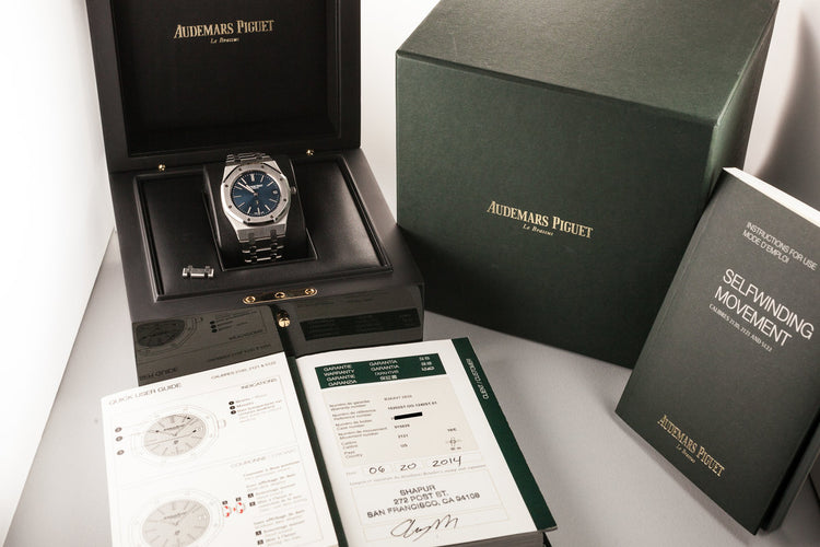 2014 Audemars Piguet Royal Oak 15202 ST with Box and Papers