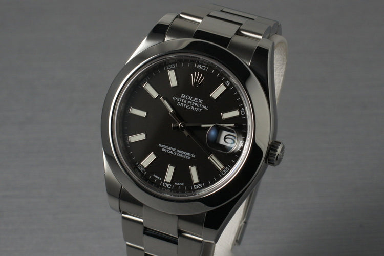 2013 Rolex DateJust 116300 with Box and Papers