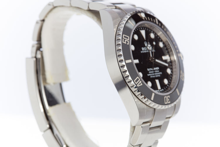 2020 Rolex Submariner 114060 40mm No Date with Box, Card, Booklets, & Hangtags