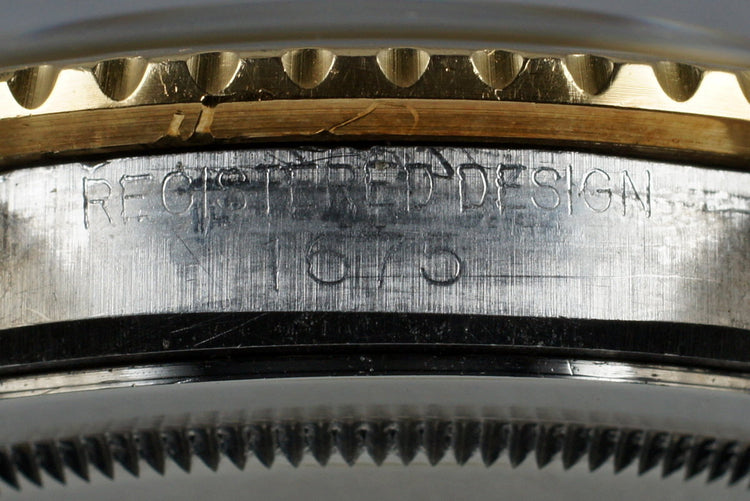 1967 Rolex Two Tone GMT 1675 Root Beer Dial with Service Papers