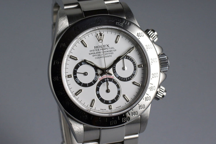 1993 Rolex Zenith Daytona 16520 White Dial