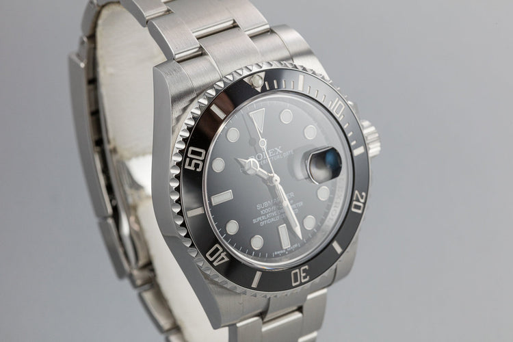 2014 Rolex Submariner 116610LN with Box and Papers