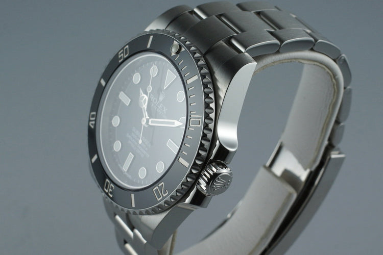2014 Rolex Submariner 114060 with Box and Papers