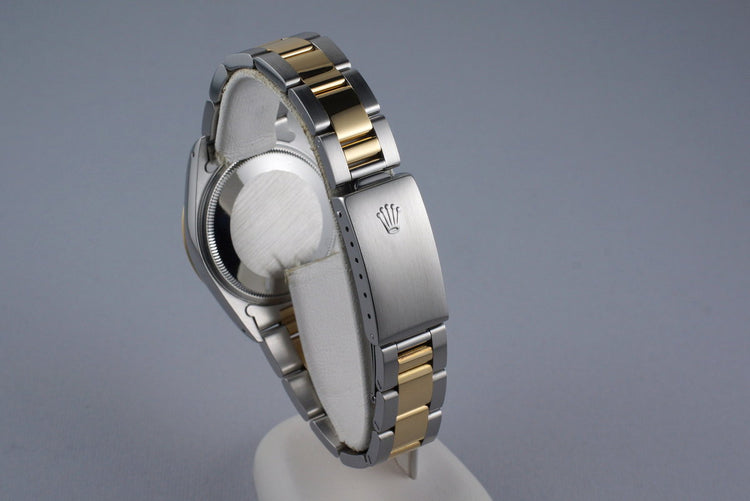 1991 Rolex Two Tone Oyster Perpetual 14233 Champagne Dial