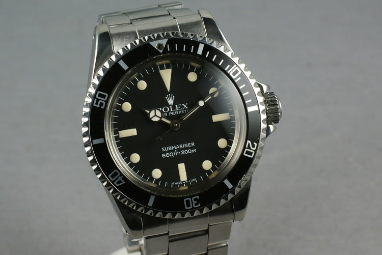 Rolex Submariner 5513 Maxi Mark 4