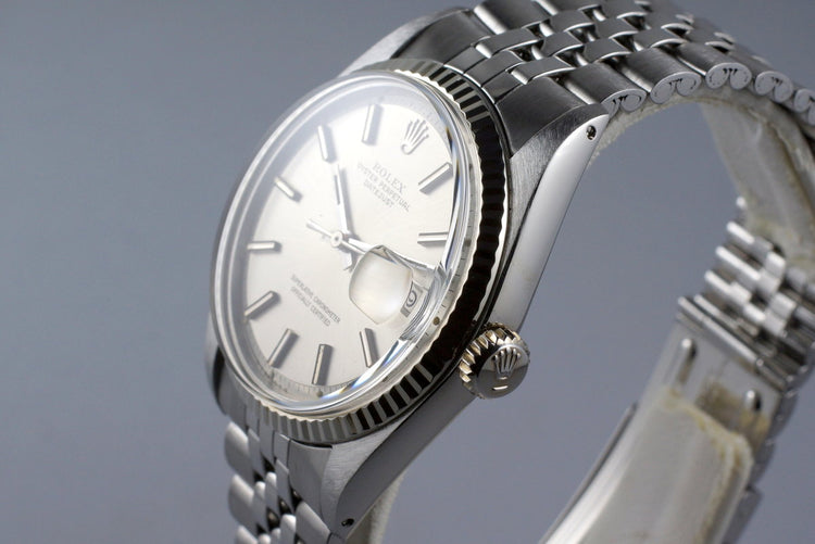1973 Rolex DateJust 1601 Silver Sigma Dial