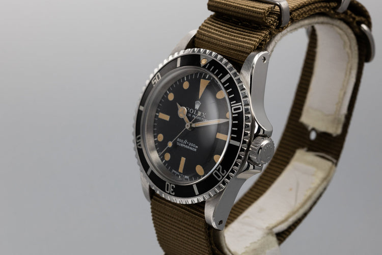 1970 Rolex Submariner 5513 with Serif Dial