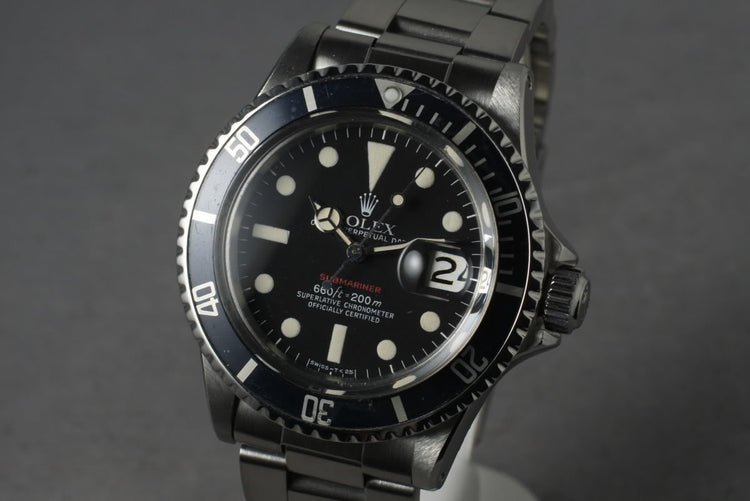 1972 Rolex Red Submariner 1680 Mark 6