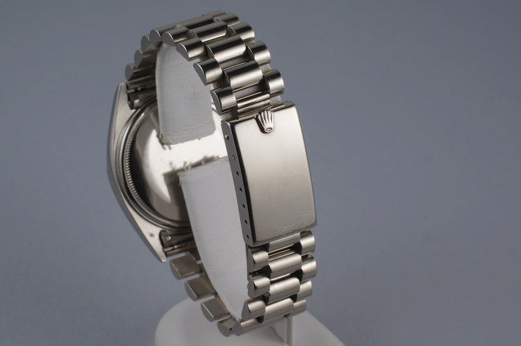 1969 Rolex WG Day-Date 1803 Silver Dial with RSC Papers