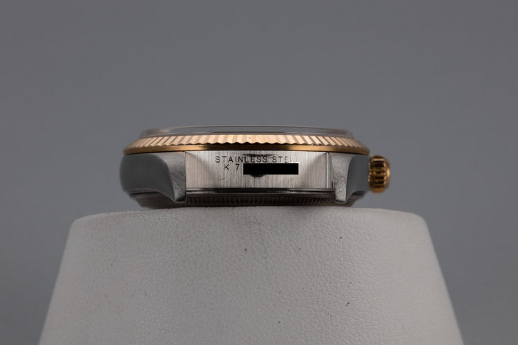 2001 Rolex Two Tone Oyster Perpetual 14233 Blue Dial