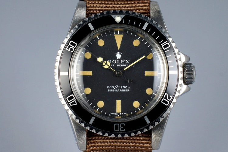 1978 Rolex Submariner 5513 with Serif Dial