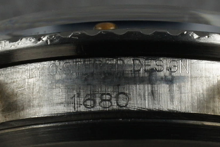 1969 Rolex Red Submariner 1680 Mark 4 with Faded Fat Font Insert