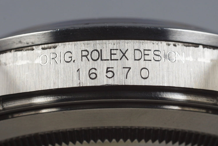 2001 Rolex Explorer II 16570 White Dial