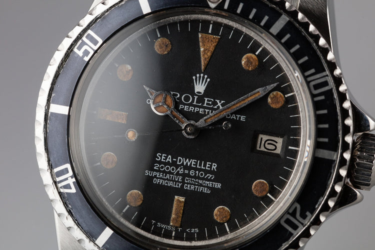 1978 Rolex Sea-Dweller 1665 Rail Dial
