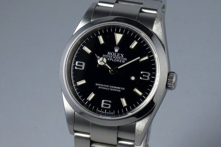2007 Rolex Explorer 114270 with Box and Papers