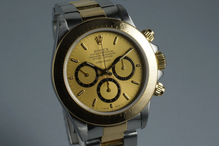 1989 Rolex Two Tone Zenith Daytona 16523 with RSC Papers