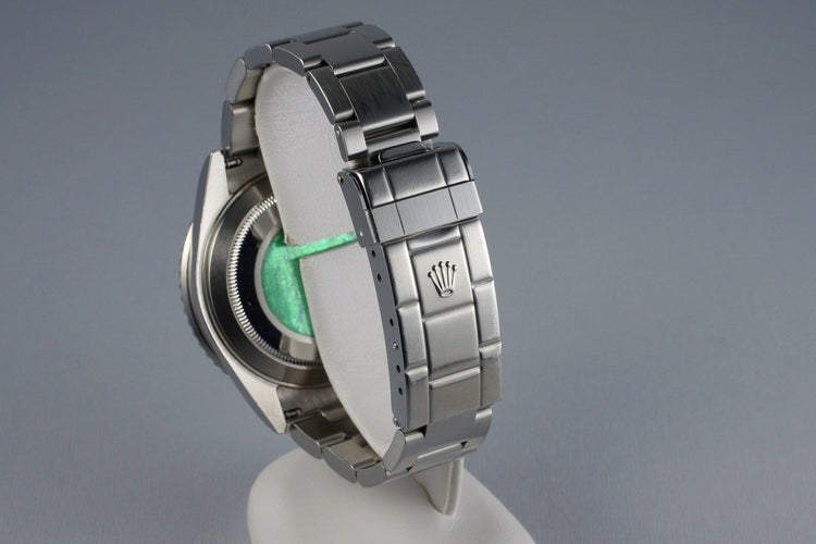 2006 Rolex Green Submariner 16610V with Box and Papers