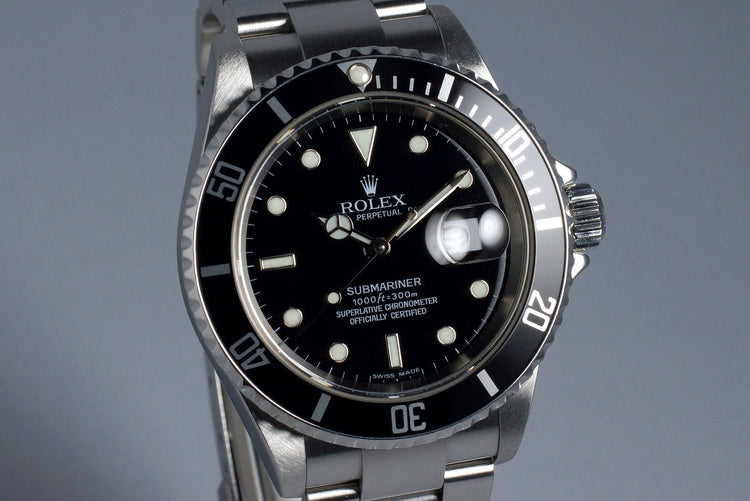 2006 Rolex Submariner 16610