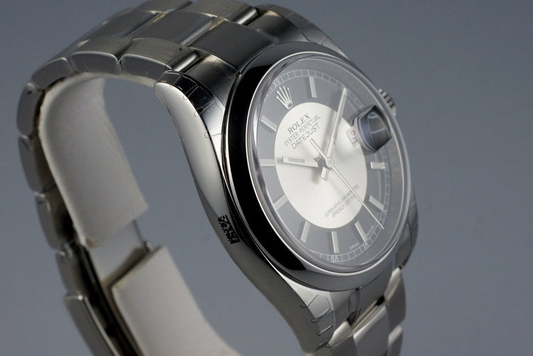 2015 Rolex Datejust 116200 Tuxedo Dial MINT