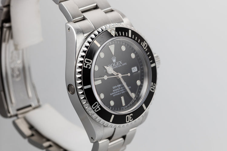 1999 Rolex Sea-Dweller 16600 with SWISS Only Dial