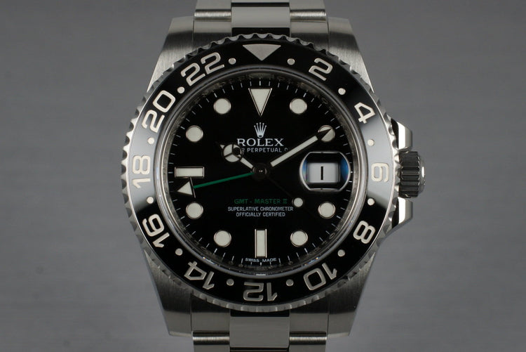 2010 Rolex GMT II Ref: 116710 with Box