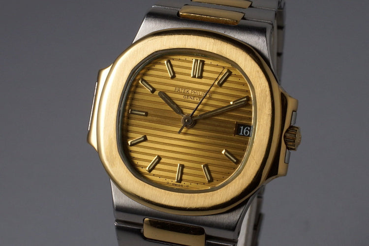 Vintage Patek Philippe Two Tone Nautilus 3800