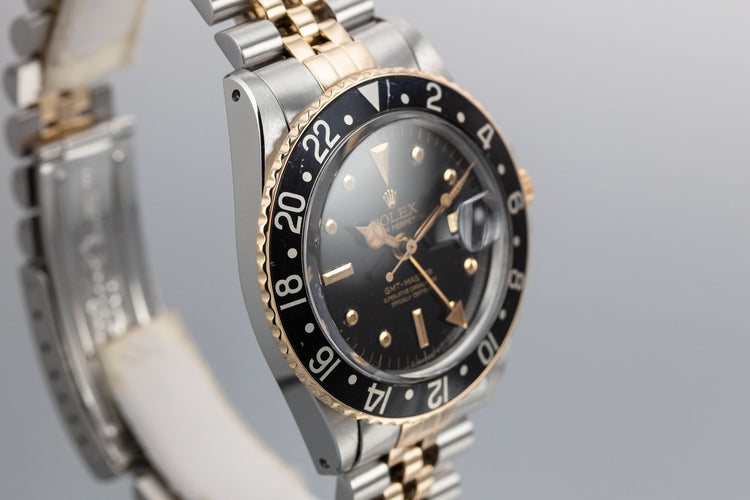 1978 Rolex Two Tone GMT-Master 1675 with Black Nipple Dial
