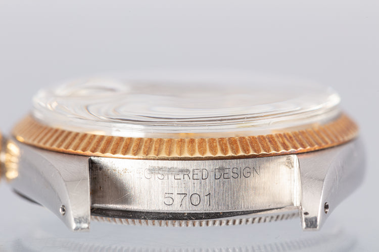 1972 Vintage Rolex Two Tone Air-King-Date 5701 Coca- Cola Award Watch Box & Papers