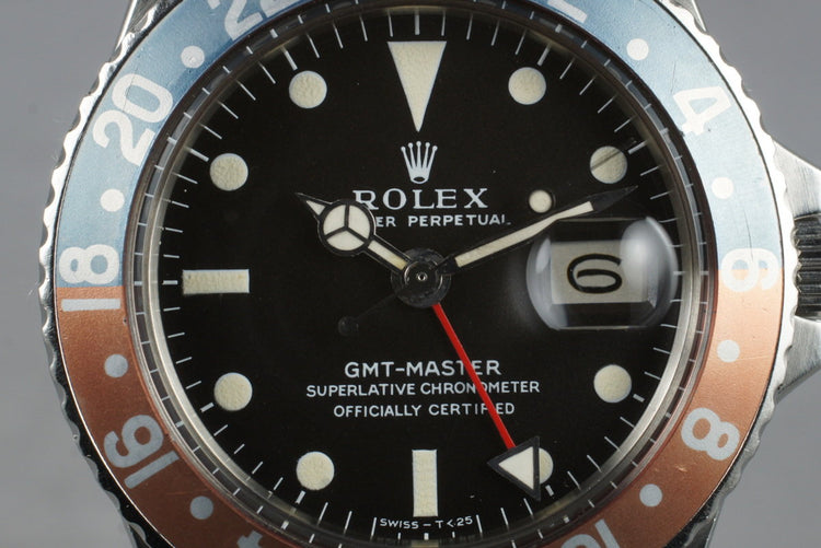 1968 Rolex GMT 1675 Mark I Dial