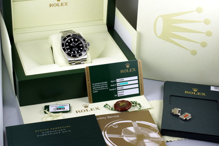 2012 Rolex Submariner 114060 with Box and Papers