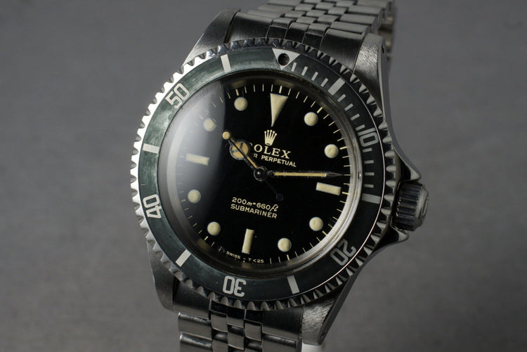 1966 Rolex Submariner 5513 with Glossy Gilt Dial