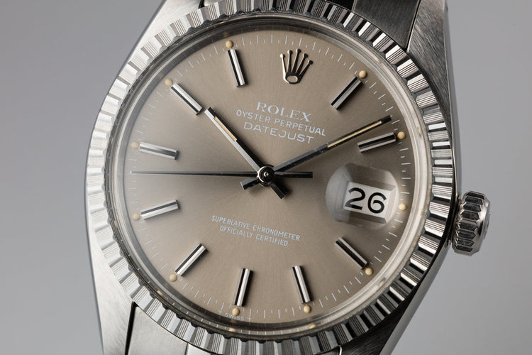 1979 Rolex DateJust 16030 Grey Dial