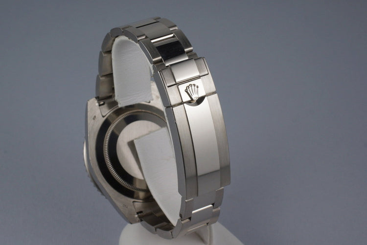 2012 Rolex WG Blue Submariner 116619 with Box and Papers