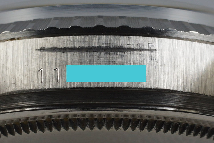 1964 Rolex DateJust 1603 Glossy Black Dial with Box and Papers