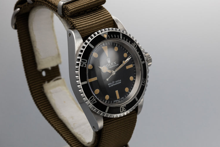 1970 Rolex Submariner 5513 with Serif Dial