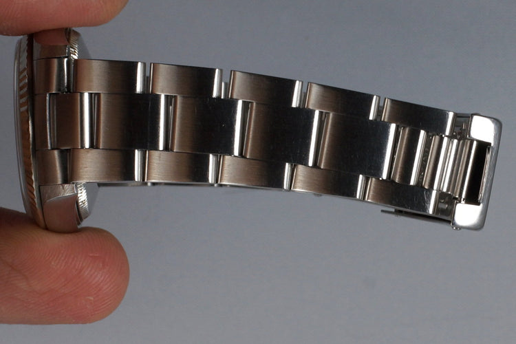 1999 Rolex MidSize Oyster Perpetual 77014 Silver Dial