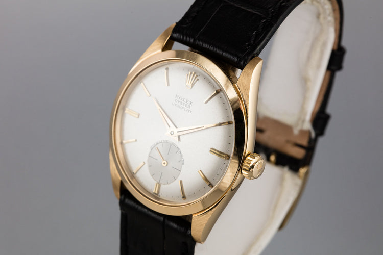1959 18K YG Rolex VERIFLAT 6512