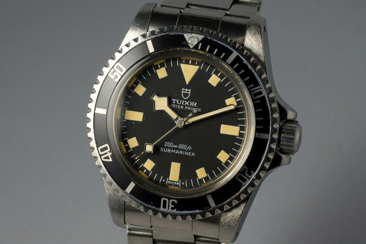 1977 Tudor Submariner 94010 Black Snowflake