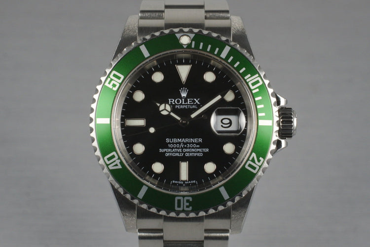 2005 Rolex Submariner 16610V with Box and Papers