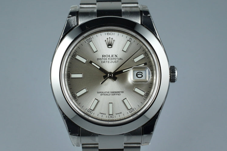 2015 Rolex DateJust II 116300 with Box and Papers MINT with Stickers